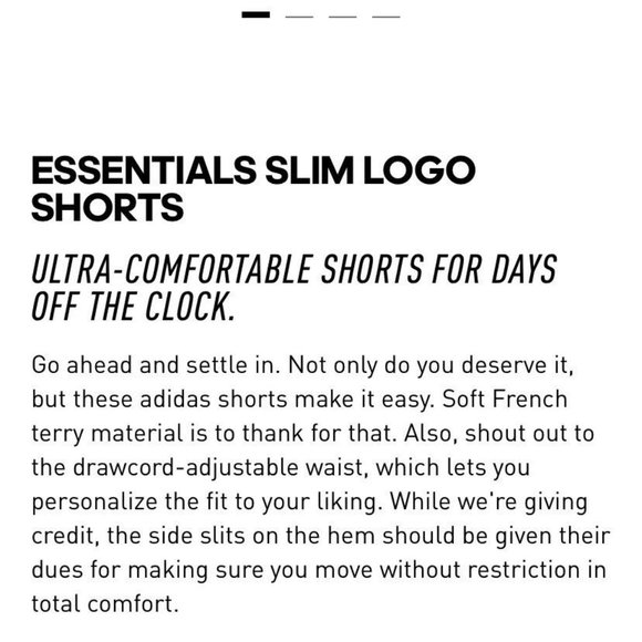 Adidas Essential Slim Logo Women’s Grey Short #874 - Picture 5 of 6